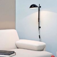 Billede af Lampefeber Funiculi Væglampe H: 49,2 cm - Sort