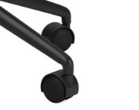 Billede af Montana Marée 405 Swivel Kontorstol på hjul SH: 40-52 cm - Hallingdal 166/Sort Aluminium