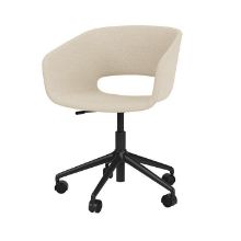 Billede af Montana Marée 405 Swivel Kontorstol på hjul SH: 40-52 cm - Hallingdal 200/Sort Aluminium