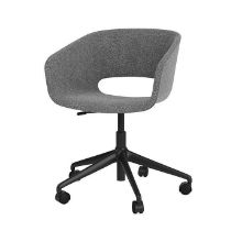 Billede af Montana Marée 406 Swivel Kontorstol på hjul SH: 40-52 cm - Hallingdal 166/Sort Genbrugsplast