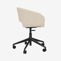 Billede af Montana Marée 406 Swivel Kontorstol på hjul SH: 40-52 cm - Hallingdal 200/Sort Genbrugsplast