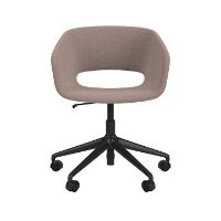 Billede af Montana Marée 406 Swivel Kontorstol på hjul SH: 40-52 cm - Steelcut Trio 416/Sort Genbrugsplast