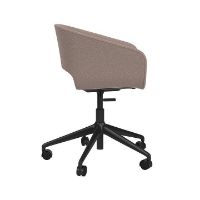 Billede af Montana Marée 406 Swivel Kontorstol på hjul SH: 40-52 cm - Steelcut Trio 416/Sort Genbrugsplast