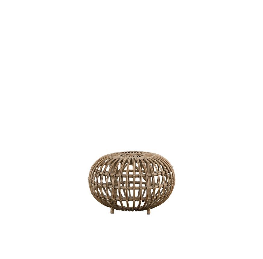 Billede af Sika-Design Ottoman Ø: 55 cm - Polished Antique