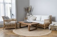 Billede af Sika-Design Caroline 3-seater SH: 42 cm - Antique/B450 Tempotest White 