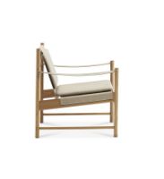 Billede af Brdr. Krüger HB Lounge Chair SH: 56,6 cm - Olieret Eg/Canvas 