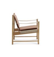 Billede af Brdr. Krüger HB Lounge Chair SH: 56,6 cm - Olieret Eg/Cognac Læder 