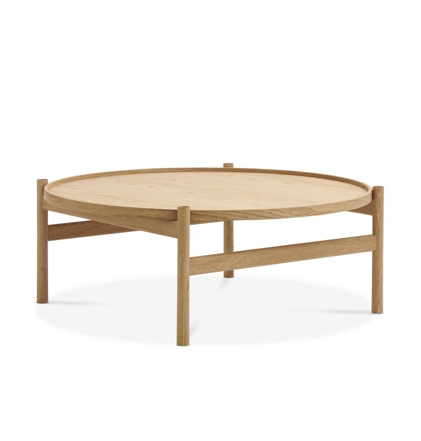 Billede af Brdr. Krüger HB Sofabord Ø: 100 cm - Olieret Eg 