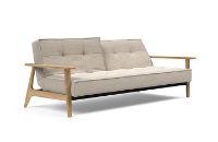 Billede af Innovation Living Splitback Frej Sovesofa L: 232 - Sort Eg/Twist Granite