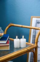 Billede af Sirius Sille Stearinlys 2 stk H: 6,5 cm - Hvid