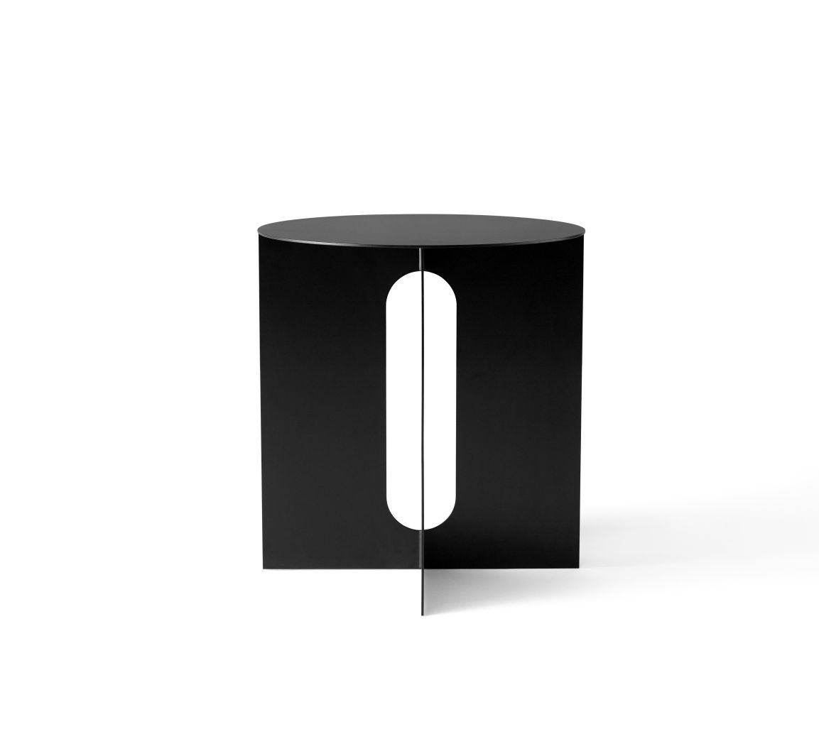 Billede af Audo Copenhagen Androgyne Side Table Ø: 40 cm - Black 