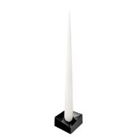 Billede af STOFF Nagel Reflect Candle Holder Large D: 5,5 cm - Black/Chrome 