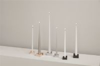 Billede af STOFF Nagel Reflect Candle Holder Large D: 5,5 cm - Black/Chrome 