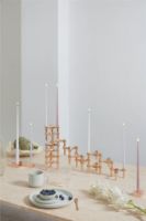 Billede af STOFF Nagel Reflect Candle Holder Large D: 5,5 cm - Rose Gold 