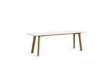 Billede af HAY CPH Deux 215 Bench 140x35x45 cm - Lacquered Solid Oak/Pearl White Laminate