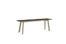 Billede af HAY CPH Deux 215 Bench 140x35x45 cm - Untreated Solid Beech/Stone Grey Laminate 