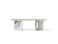 Billede af Audo Copenhagen Androgyne Lounge Table 120x45 cm - Calacatta Viola 