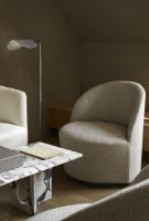 Billede af Audo Copenhagen Androgyne Lounge Table 120x45 cm - Calacatta Viola 