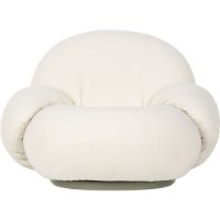 Billede af GUBI Pacha Outdoor Lounge Chair With Armrests SH: 37 cm - Lorkey Limonta 40 