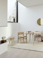 Billede af Mater Nestor Sidechair SH: 44 cm - Sirka Grey Beech/Natural Paper Cord Seat 