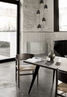 Billede af Mater Nestor Sidechair Armrest SH: 44 cm - White Oak/Natural Paper Cord Seat 