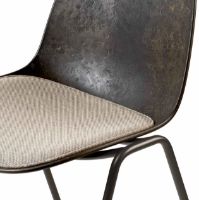 Billede af Mater Eternity Sidechair W Upholstery Seat SH: 46 cm - Re-Wool Beige 218