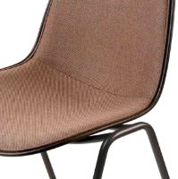 Billede af Mater Eternity Sidechair W Full Front Upholstery SH: 46 cm - Re-Wool Rust 378