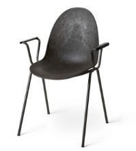 Billede af Mater Eternity Armchair SH: 46 cm - Coffee Waste Black