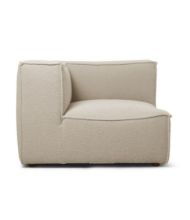 Billede af Ferm Living Catena Sofa Connect Corner L200 Wool Boucle 108x108 cm - Natural 