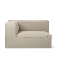 Billede af Ferm Living Catena Armrest Left L400 Rich Linen 76x138 cm - Natural 