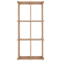 Billede af OYOY Grid Shelf Small H: 82 cm - Nature  OUTLET