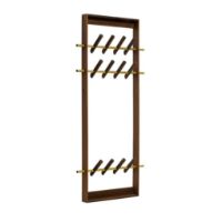 Billede af We Do Wood Coat Frame H: 150 cm - Smoked Oak/Brass