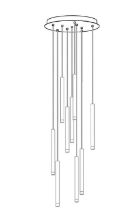 Billede af LOOM Design Valkyrie Canopy 10 Ø: 40,5 cm - Black