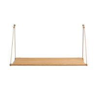 Billede af We Do Wood Loop Desk B: 104 cm - Oak/Brass