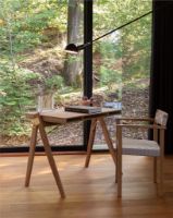 Billede af We Do Wood Field Desk 95x55 cm - Oak/Brass