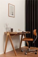Billede af We Do Wood Field Desk 95x55 cm - Oak/Brass