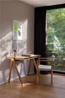 Billede af We Do Wood Field Desk 95x55 cm - Oak/Brass