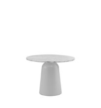 Billede af Normann Copenhagen Turn Bord H: 41,5-64 cm - Hvid/Marmor
