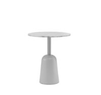 Billede af Normann Copenhagen Turn Bord H: 41,5-64 cm - Hvid/Marmor