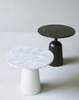 Billede af Normann Copenhagen Turn Bord H: 41,5-64 cm - Hvid/Marmor