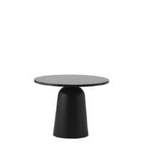 Billede af Normann Copenhagen Turn Bord H: 41,5-64 cm - Sort/Marmor