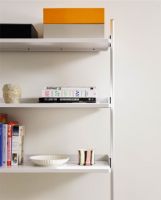 Billede af HAY Pier System 131 1 Column 82x209 cm - PS White Steel/Clear Anodised Profiles