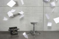 Billede af Vermund VL67 Taburet  - Sort/Hvid