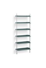 Billede af HAY Pier System 101 1 Column 82x209 cm - PS Blue Steel/Clear Anodised Profiles
