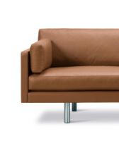 Billede af Erik Jørgensen EJ220 2062 2 Pers. Sofa 100 L: 212 cm - Cognac Omni Læder/Krom