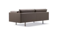 Billede af Erik Jørgensen EJ220 2062 2 Pers. Sofa 100 L: 212 cm - Brun Omni Læder/Krom