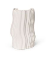 Billede af Ferm Living Moire Vase H: 30 cm - Off White 