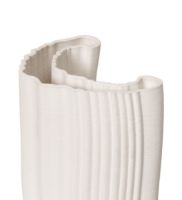 Billede af Ferm Living Moire Vase H: 30 cm - Off White 