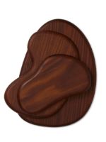 Billede af Ferm Living Cairn Cutting Boards Set of 3 - Dark Brown 