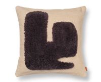 Billede af Ferm Living Lay Cushion 50 x 50 cm - Sand/Dark Brown 